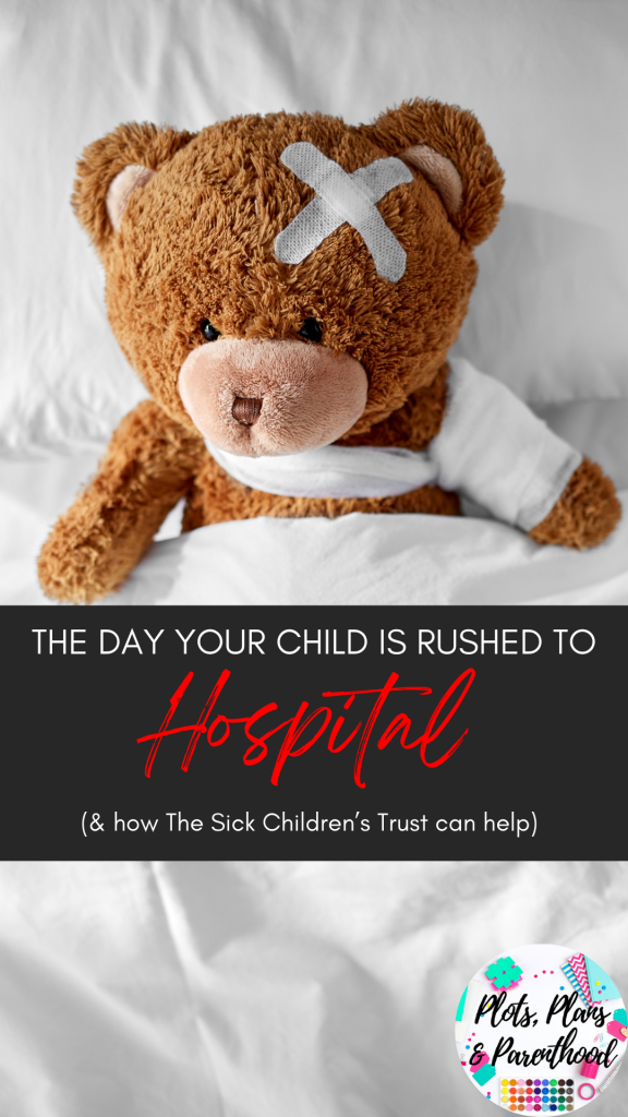 The day your child is rushed to hospital