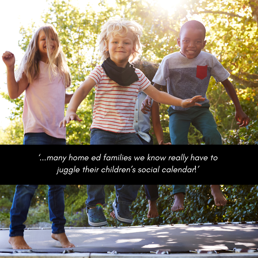 Home educated kids being social home educated children with a heavy social calendar